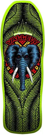 Powell Peralta Mike Vallely Elephant 10" Lime Green Reissue Deck