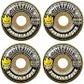 Spitfire Formula Four Wheels 54mm 99 Duro Conical Yellow and Black