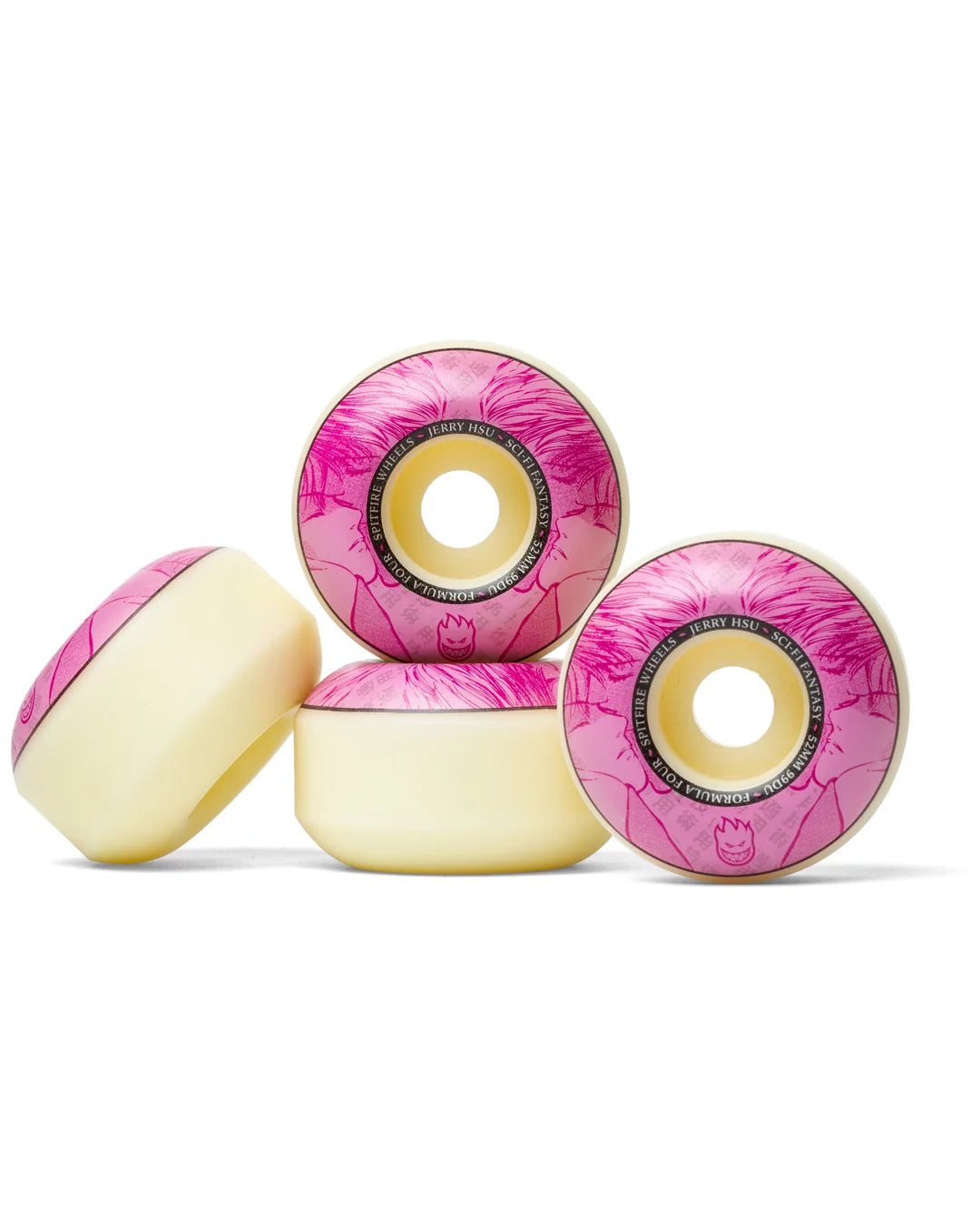 Spitfire Sci-Fi Fantasy Jerry Hsu Formula Four Classic Skateboarding Wheels 52mm