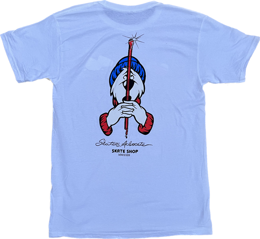 Skaters Advocate Slurpee Bear and Straw Powell Peralta Spoof T-Shirt  White