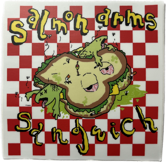 Salmon Arms Sangwich Sticker 5"