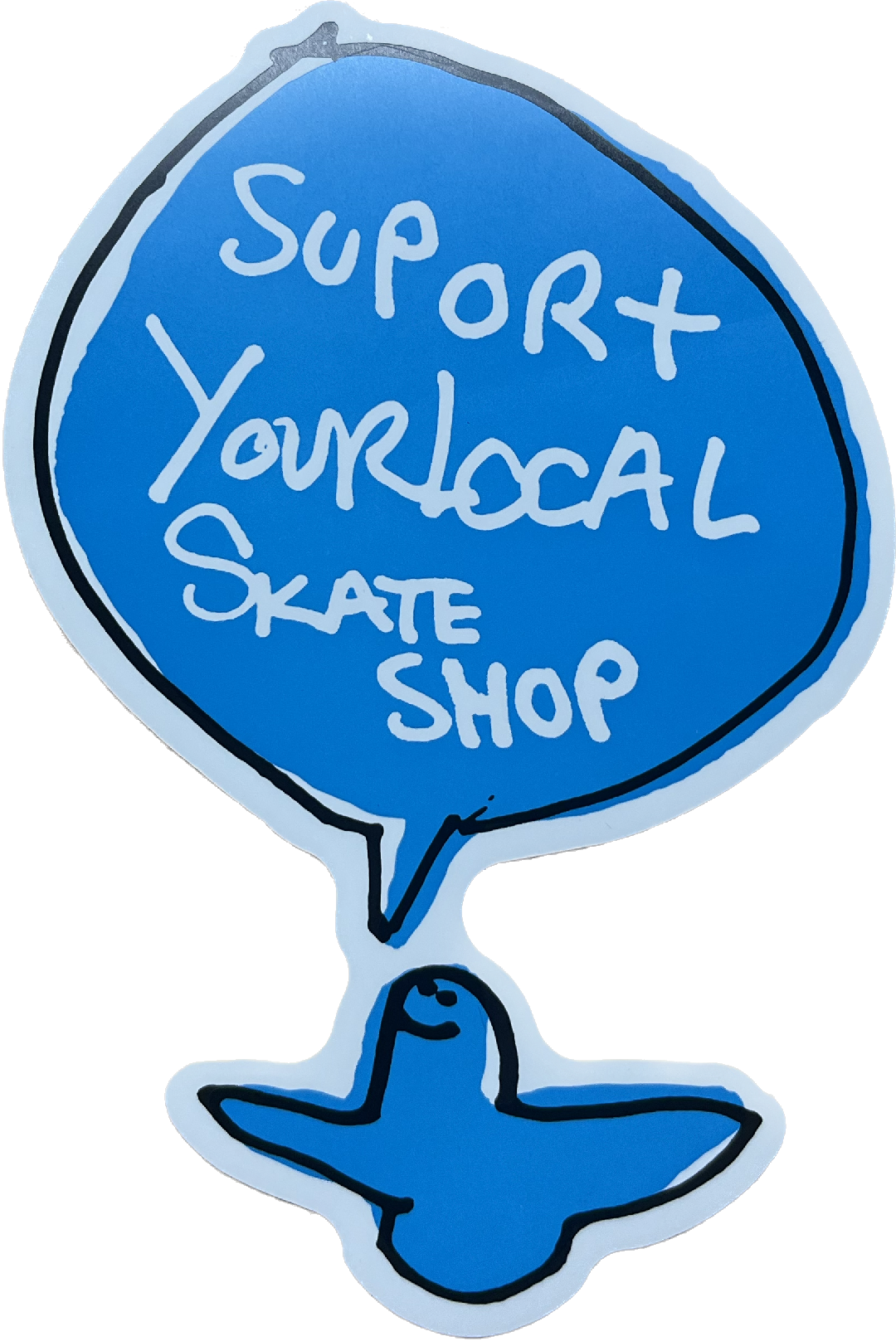 Skate Shop Day Sticker Support Your Local Skate Shop Art By Mark Gonzales  4"X5"