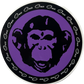 Gnu Snowboards Monkey Circle Sticker 4" Assorted colors
