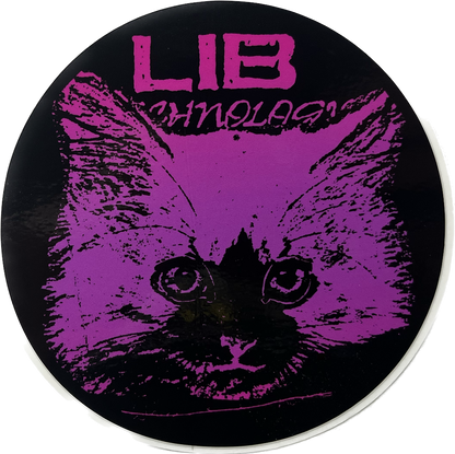 Lib Technologies Snowboards Catman 4" Circle Sticker Assorted Colors