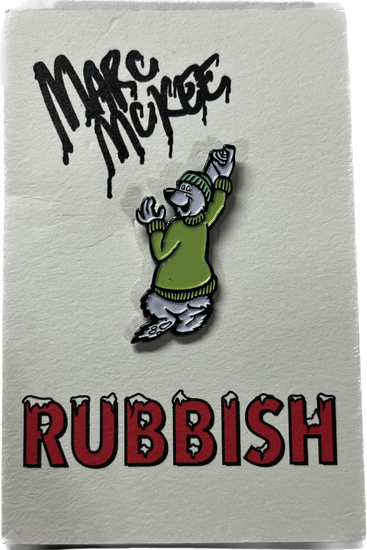 Rubbish Rubbish Icee Bear Todd Congelliere Liberty Graphic Lapel Pin