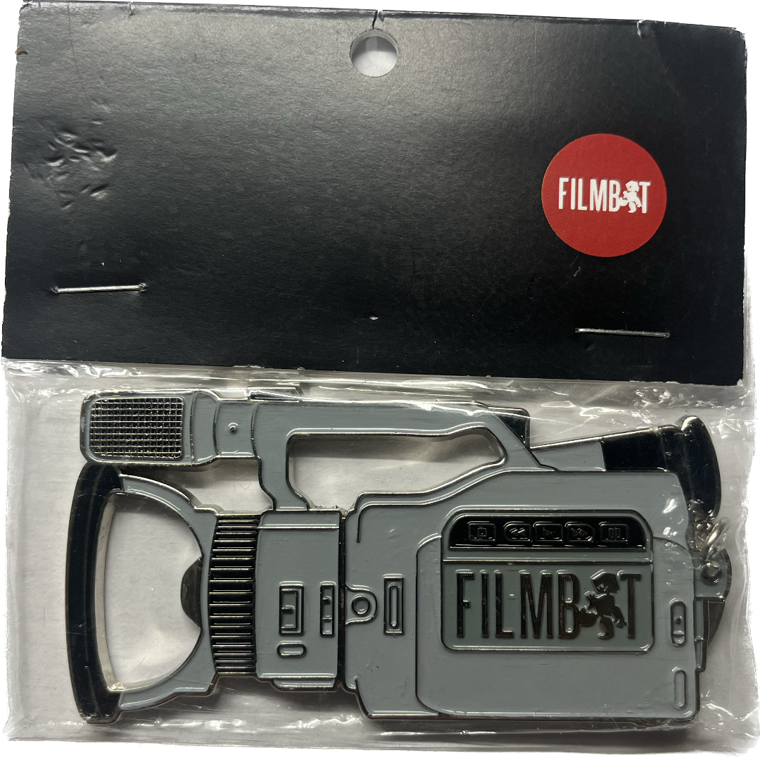 Filmbot Files VX Camera Bottle Opener Keychain
