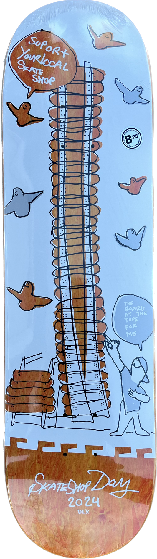Skate Shop Day Shop Keepers Deck By Deluxe Assorted Colors Artwork By Mark Gonzales  size 8.06
