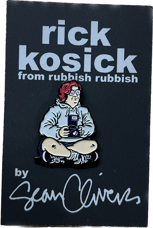 Rubbish Rubbish Rick Kosick Art By Sean Cliver Lapel Pin