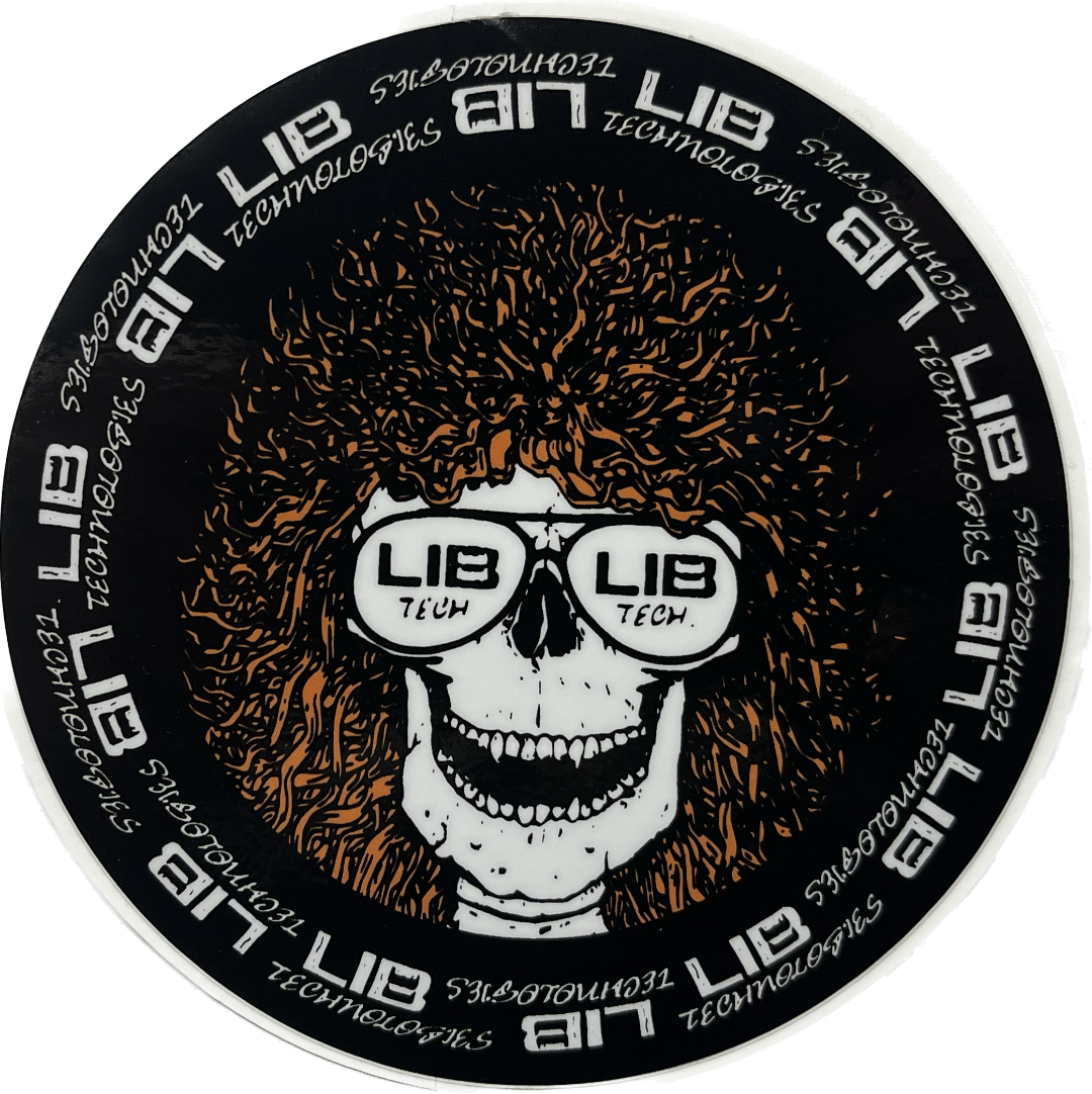 Lib Technologies Snowboards OG Skelly 'Doughboy' 4" Circle  Assorted Colors