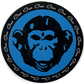 Gnu Snowboards Monkey Circle Sticker 4" Assorted colors