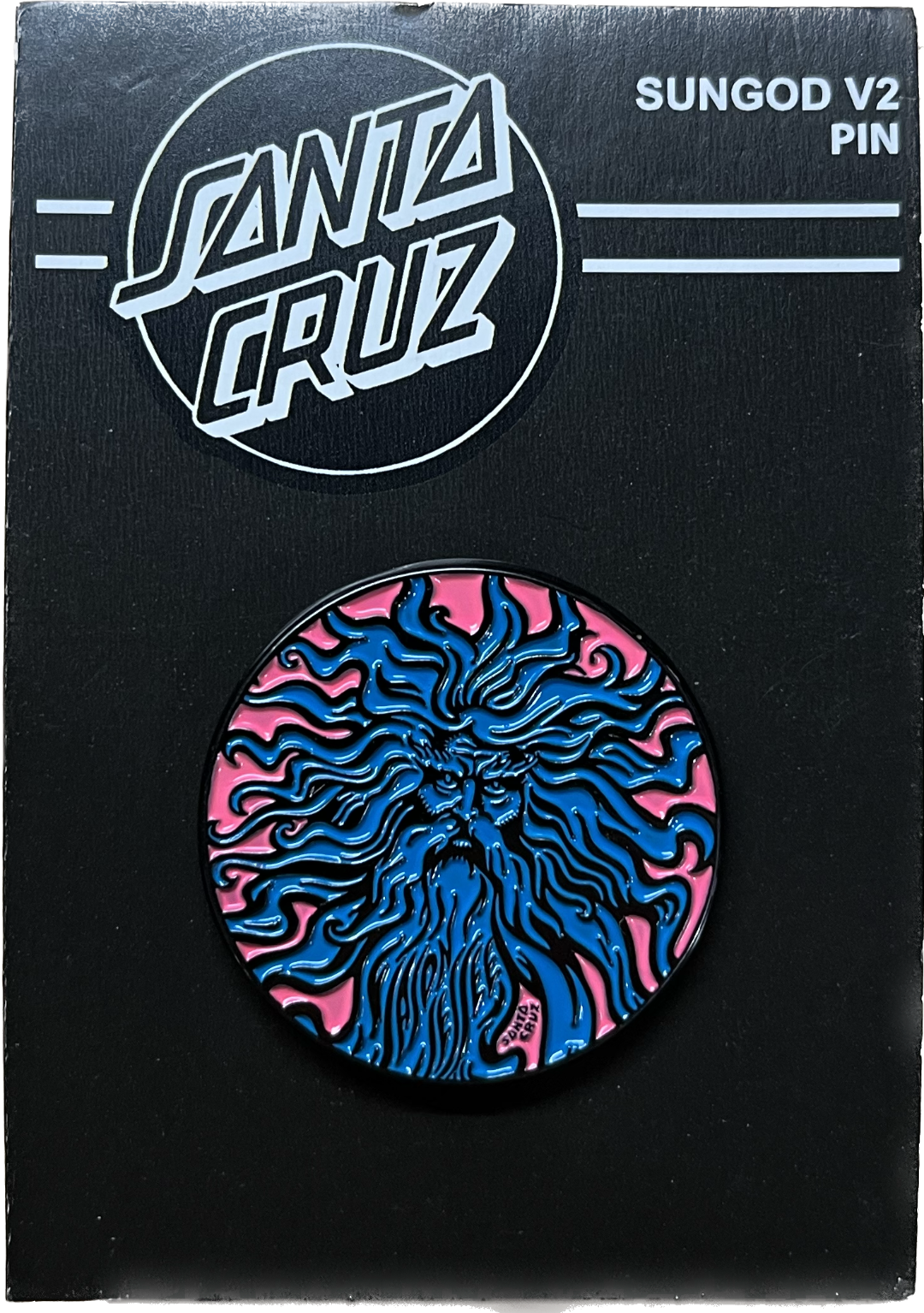 Santa Cruz Jason Jessee Sun God Lapel Pin