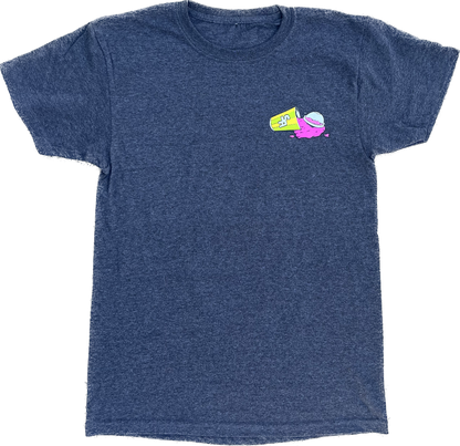 Skaters Advocate Slurpee Bear and Straw Powell Peralta Spoof T-Shirt  Ash Grey