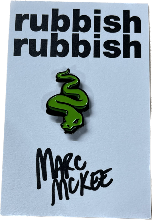 Rubbish Rubbish Mike Vallely World Industries Skateboards Snake Lapel Pin