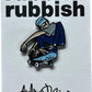 Rubbish Rubbish Andy Jenkins Wrench Pilot Lapel Pin Assorted Colors