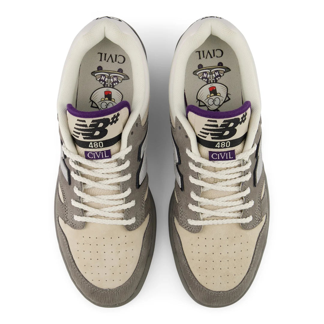 NEW BALANCE NUMERIC 480 X CIVIL - CLAM GREY