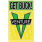 VENTURE X SHAKE JUNT GET BUCK STICKER 4.5"