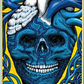 STRANGELOVE TEAM CODE BLUE YELLOW SHAPED DECK 8.50