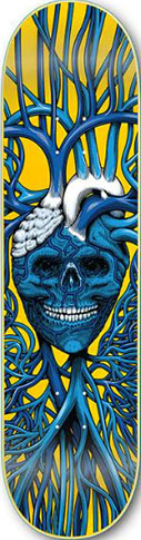 STRANGELOVE TEAM CODE BLUE YELLOW SHAPED DECK 8.50
