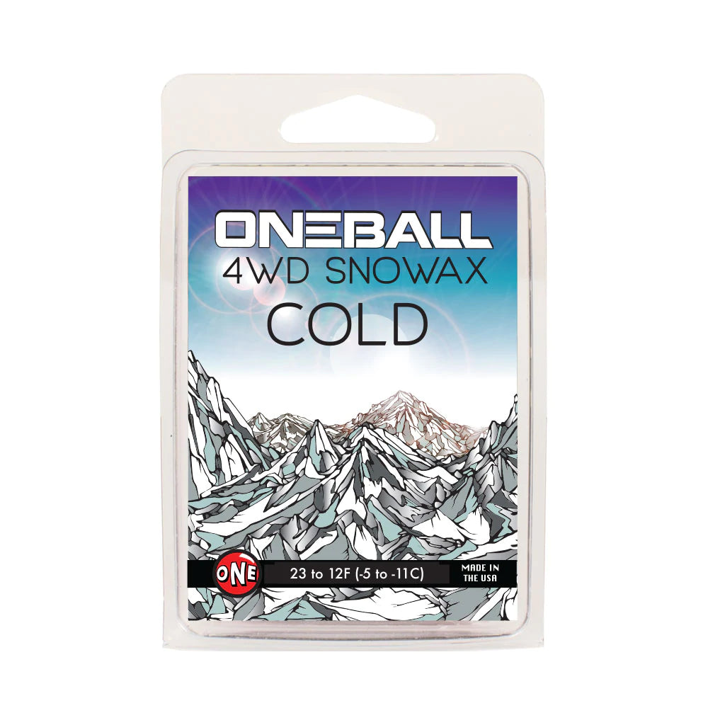 OneBall 4WD Cold Snowboard Wax 165g