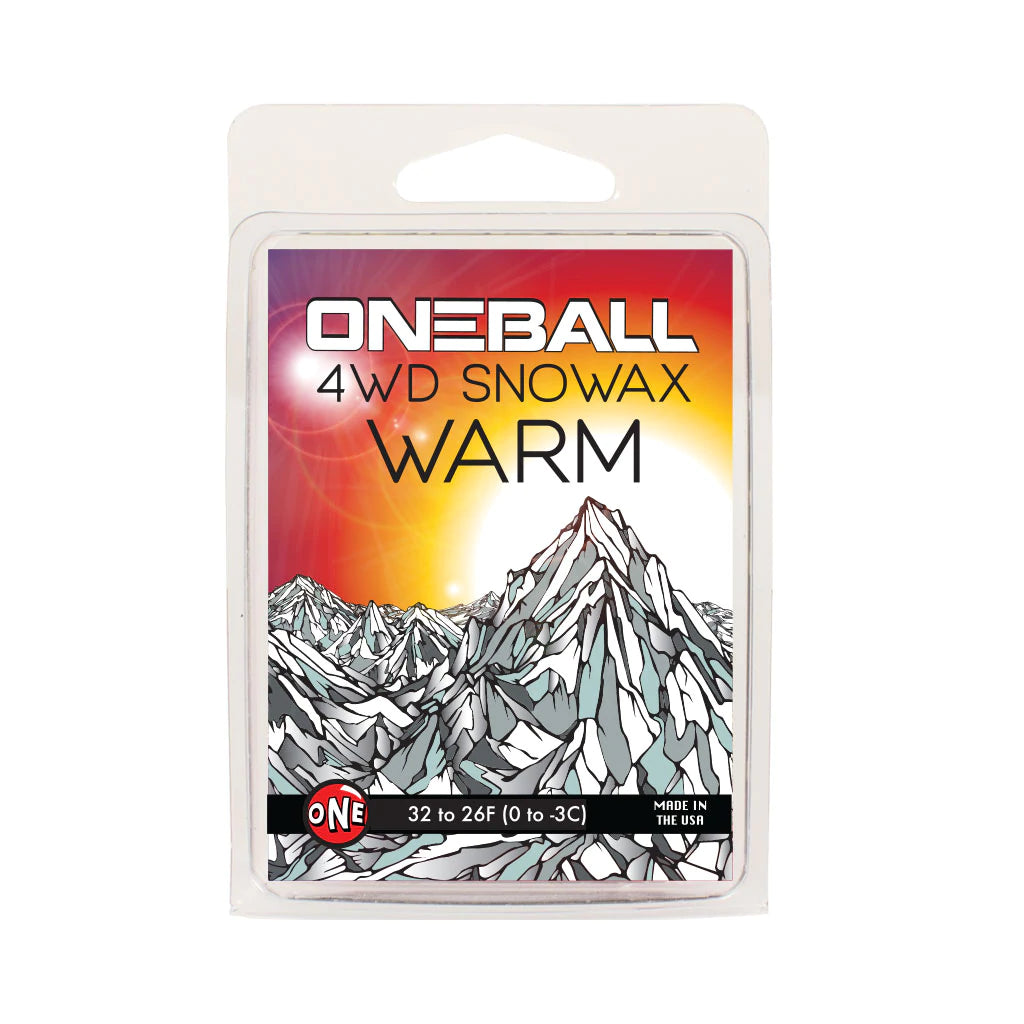 OneBall 4WD Warm Snowboard Wax 165g