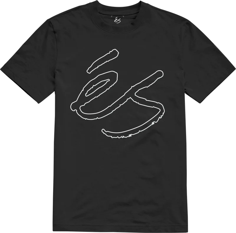 Es Skateboarding Script Tee