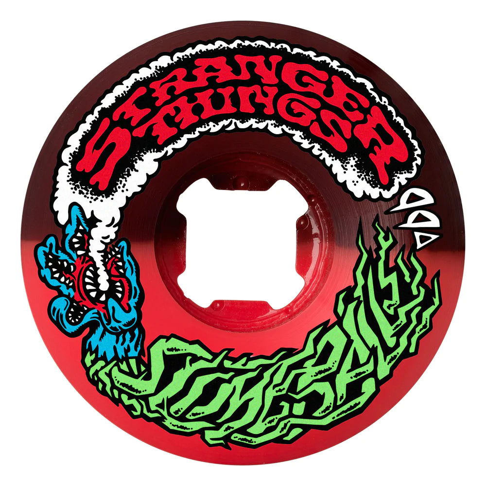 54mm Stranger Things Vomits Red Black 99a Skateboard Wheels Slime Balls