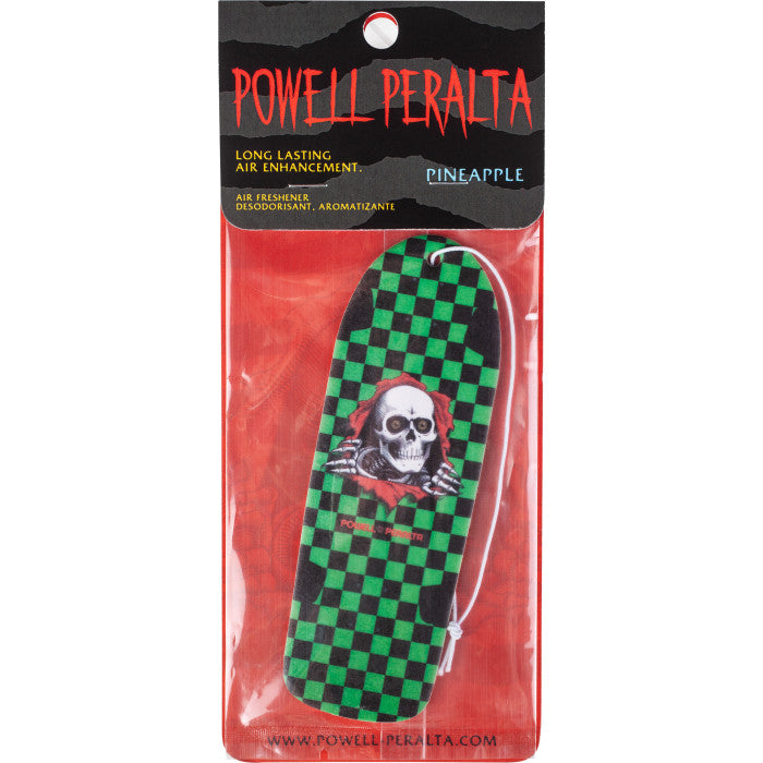 Powell Peralta Checker Ripper Green Air Freshener Pineapple
