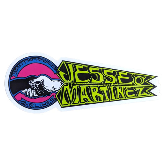 Santa Monica Airlines Sticker Jesse Martinez Handshake Sticker