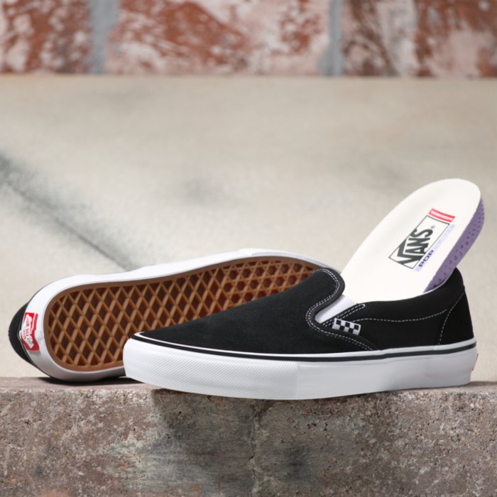 Skate Slip-On (Black/White)