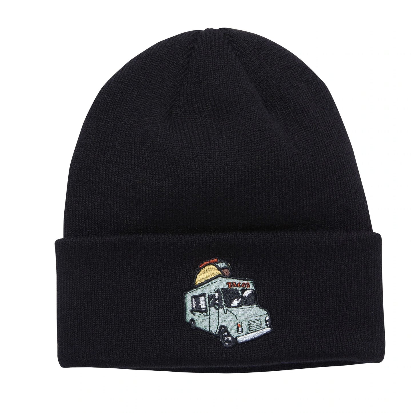 Coal Crave Food & Drink Patch Acrylic Cuff Beanie