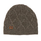 Coal Yukon Cable Knit Wool Beanie