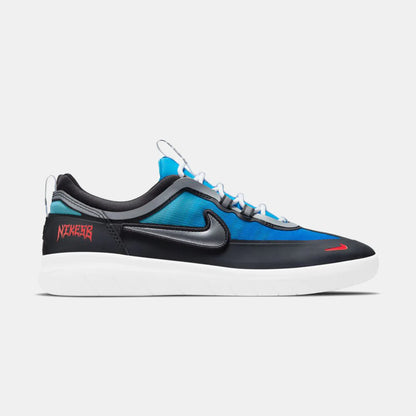 Nike SB Nyjah Free 2 PRM Shoe LT Photo Blue / Metallic Silver