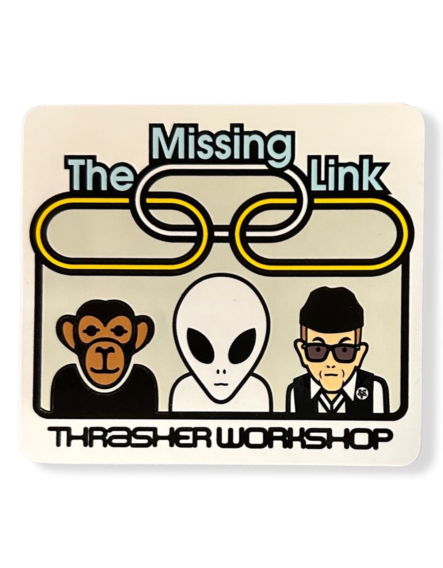 Thrasher Sticker Alien Workshop Missing Link