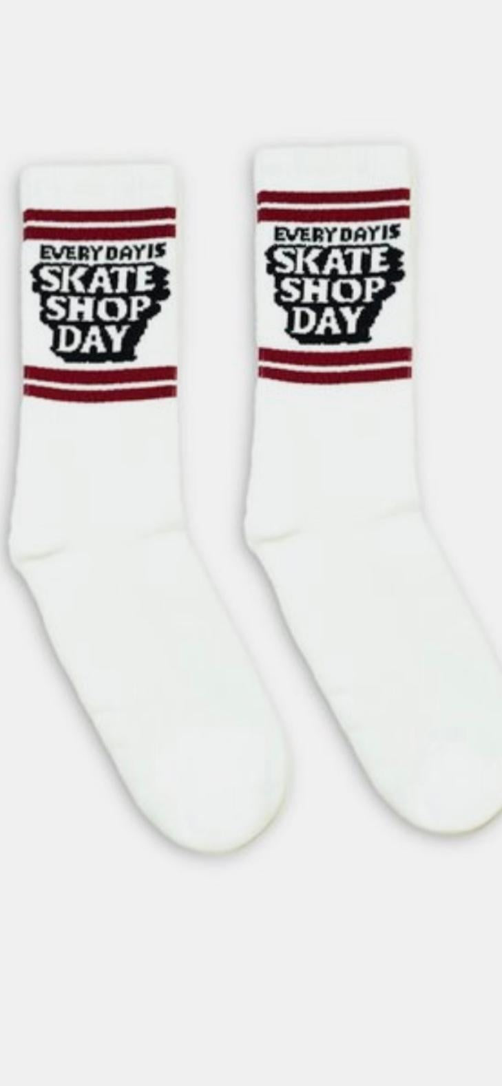 SSD Skate Shop Day 2023 Crew Socks Wht 1Pr